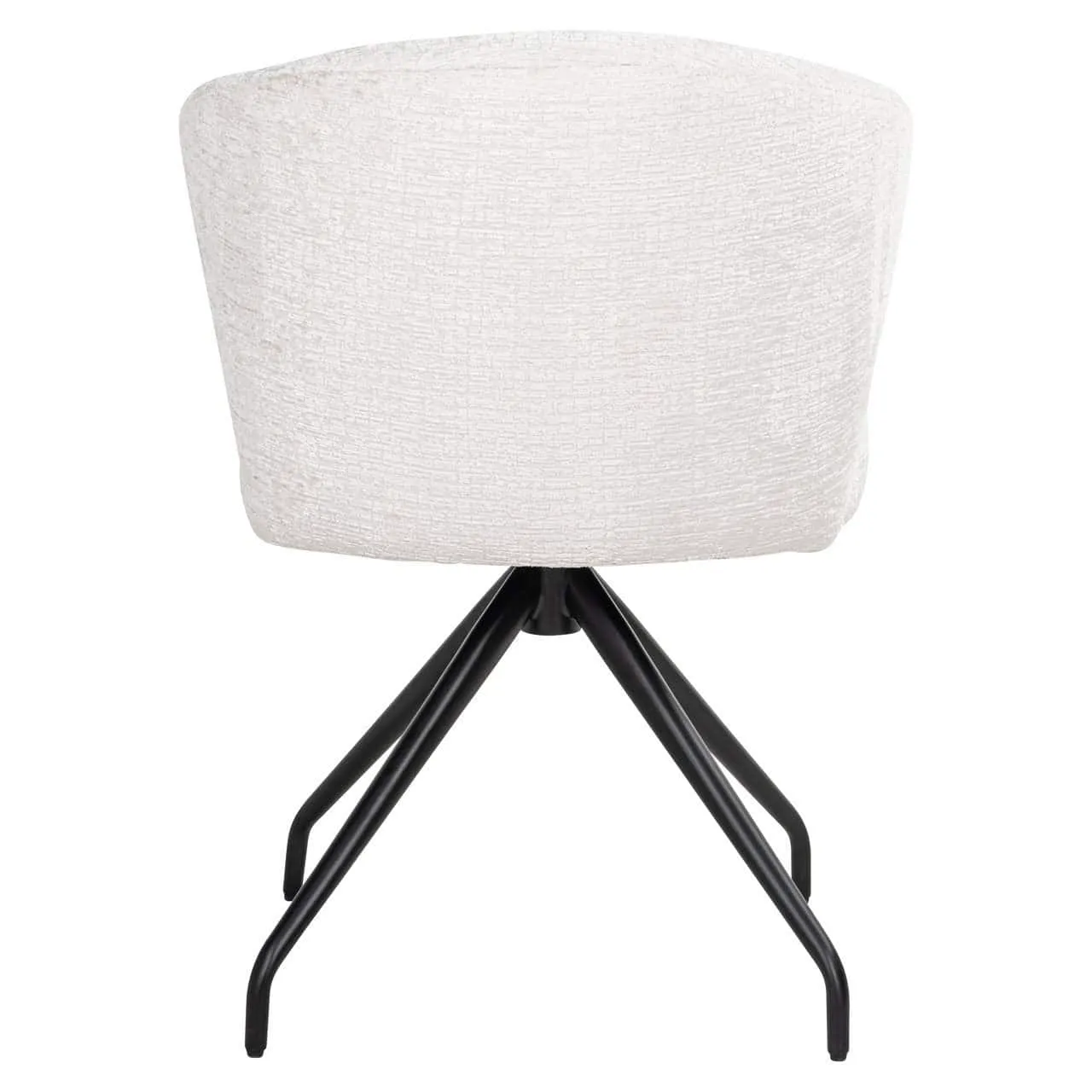 Milly Dining Chair cream fusion swivel - Richmond Interiors