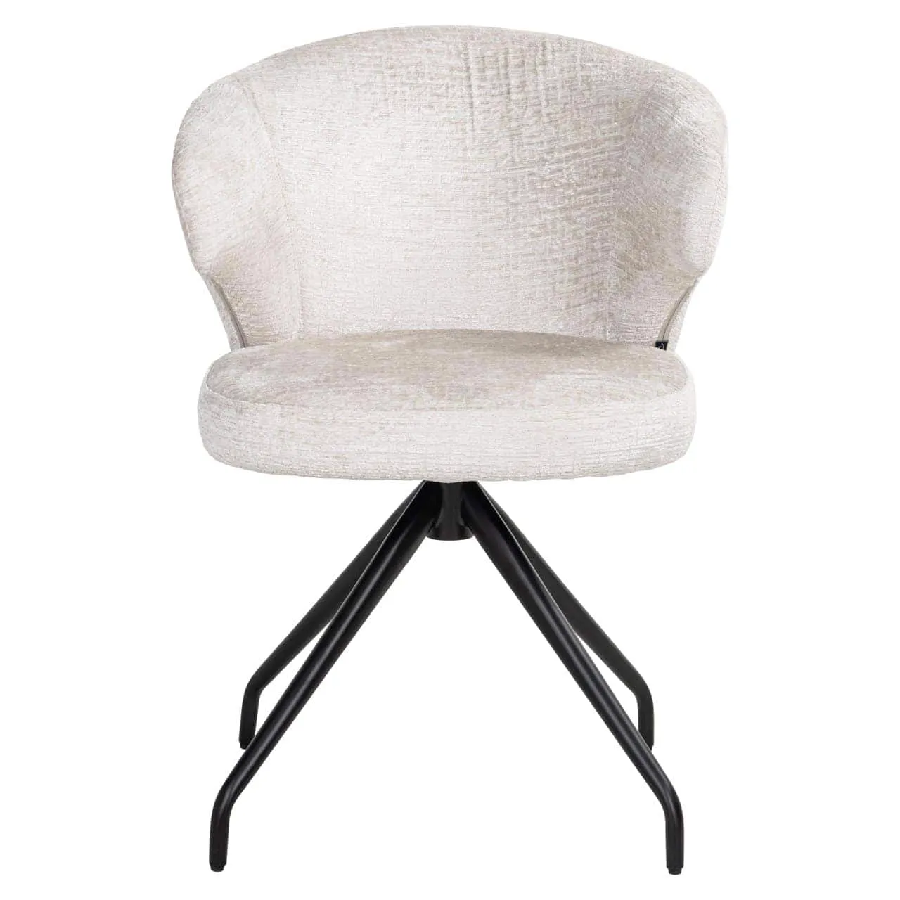 Milly Dining Chair cream fusion swivel - Richmond Interiors