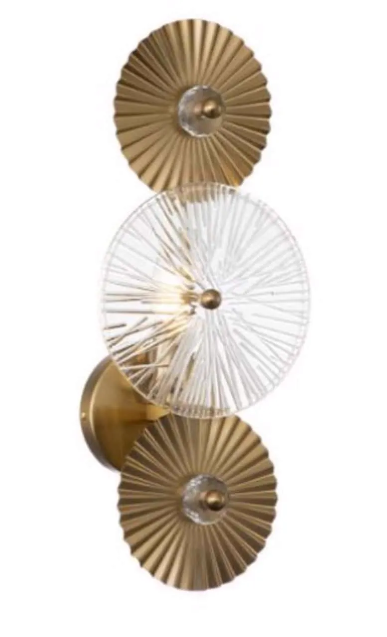 Aidan Wall Light brushed gold - Richmond Interiors
