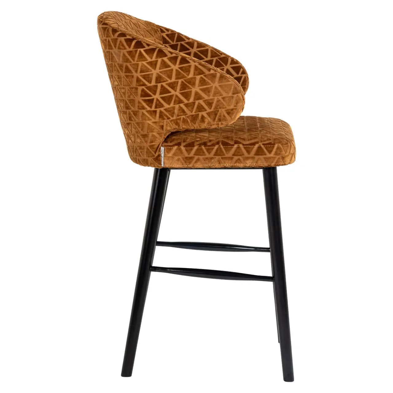 Bar Stool Indigo old gold triangle - Richmond Interiors