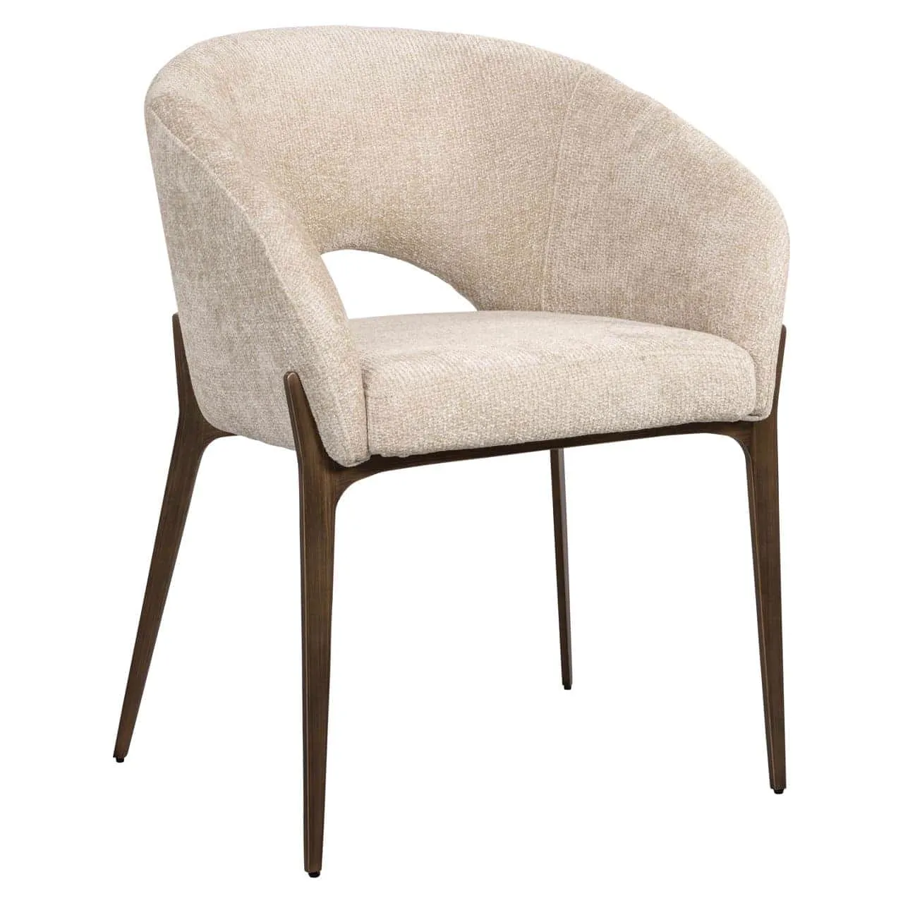 Kenzi dining chair cream unicorn - Richmond Interiors