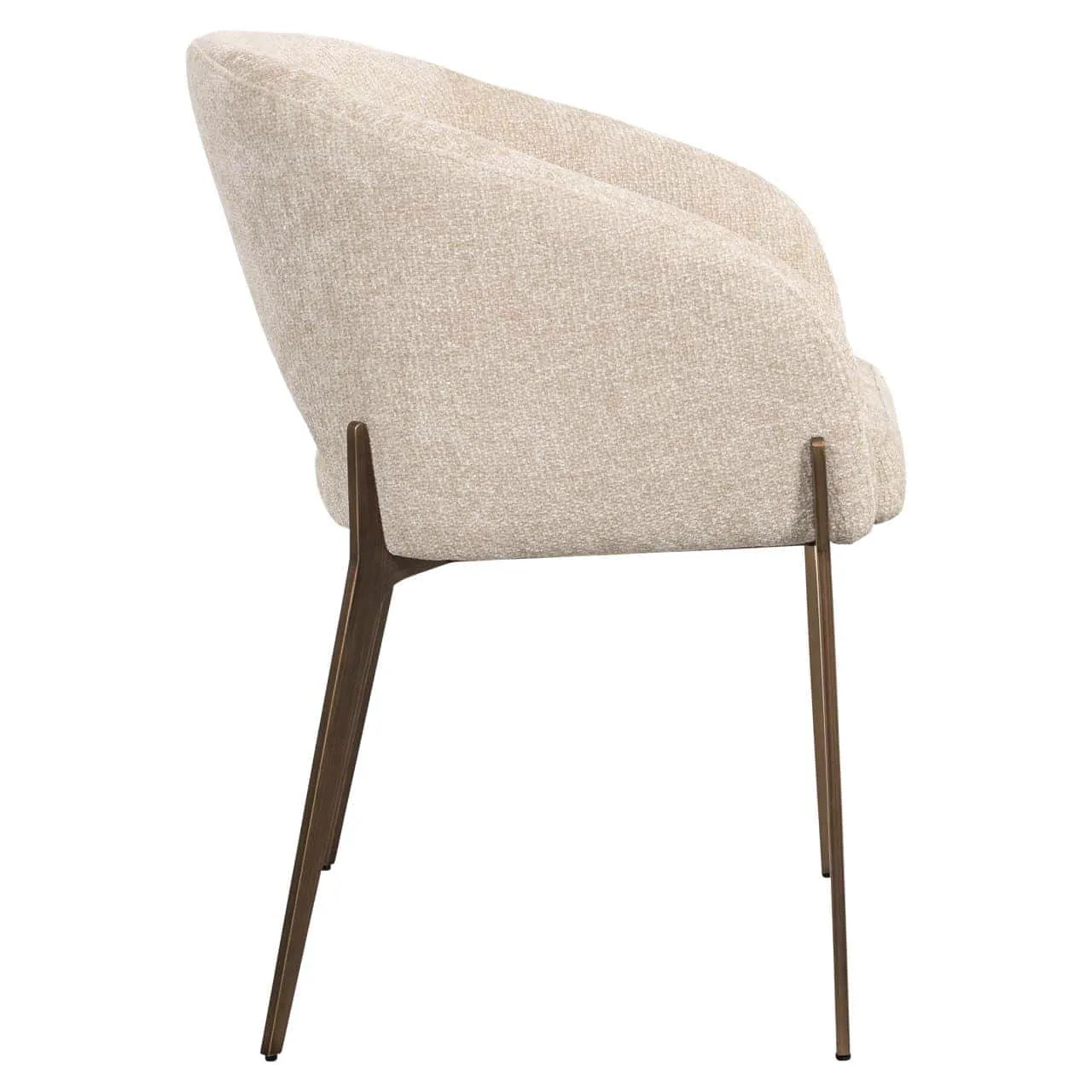 Kenzi dining chair cream unicorn - Richmond Interiors