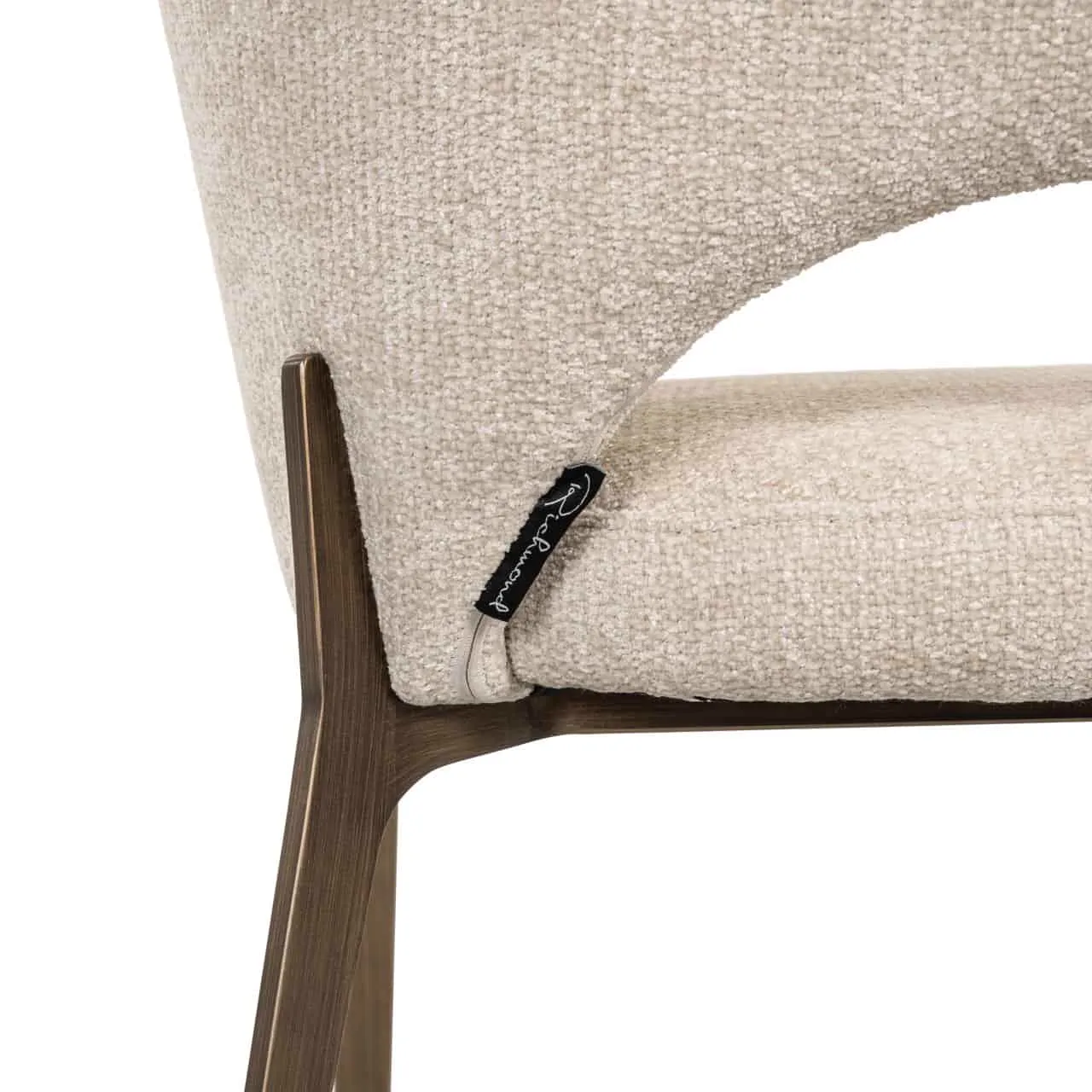 Kenzi dining chair cream unicorn - Richmond Interiors