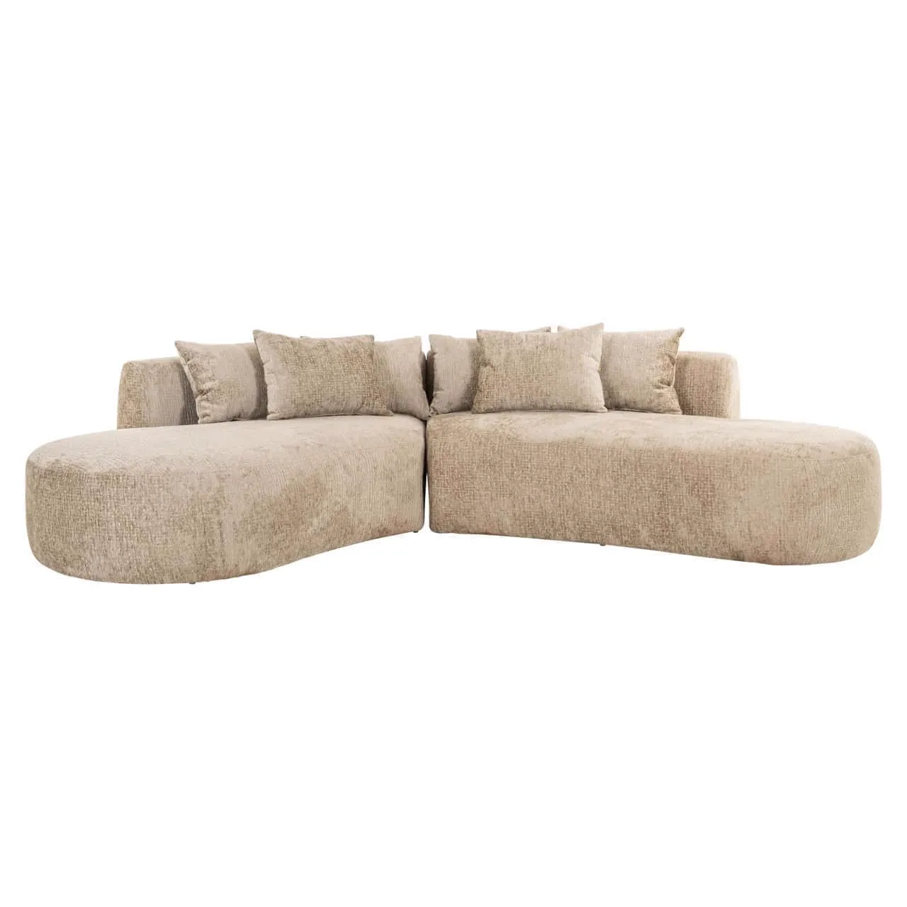 Sofa Cassie desert fusion 4-Sitzer auf weißem Hintergrund, von vorne fotografiert - Richmond Interiors