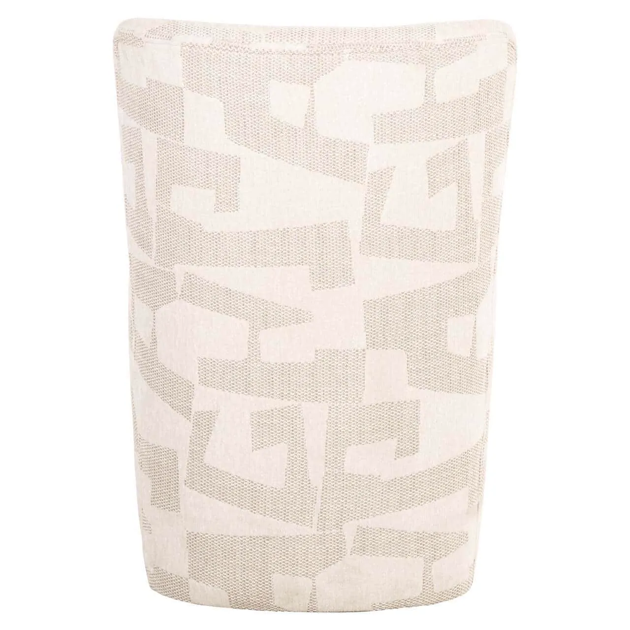 Dining chair Lorain beige graphic on wheels - Richmond Interiors