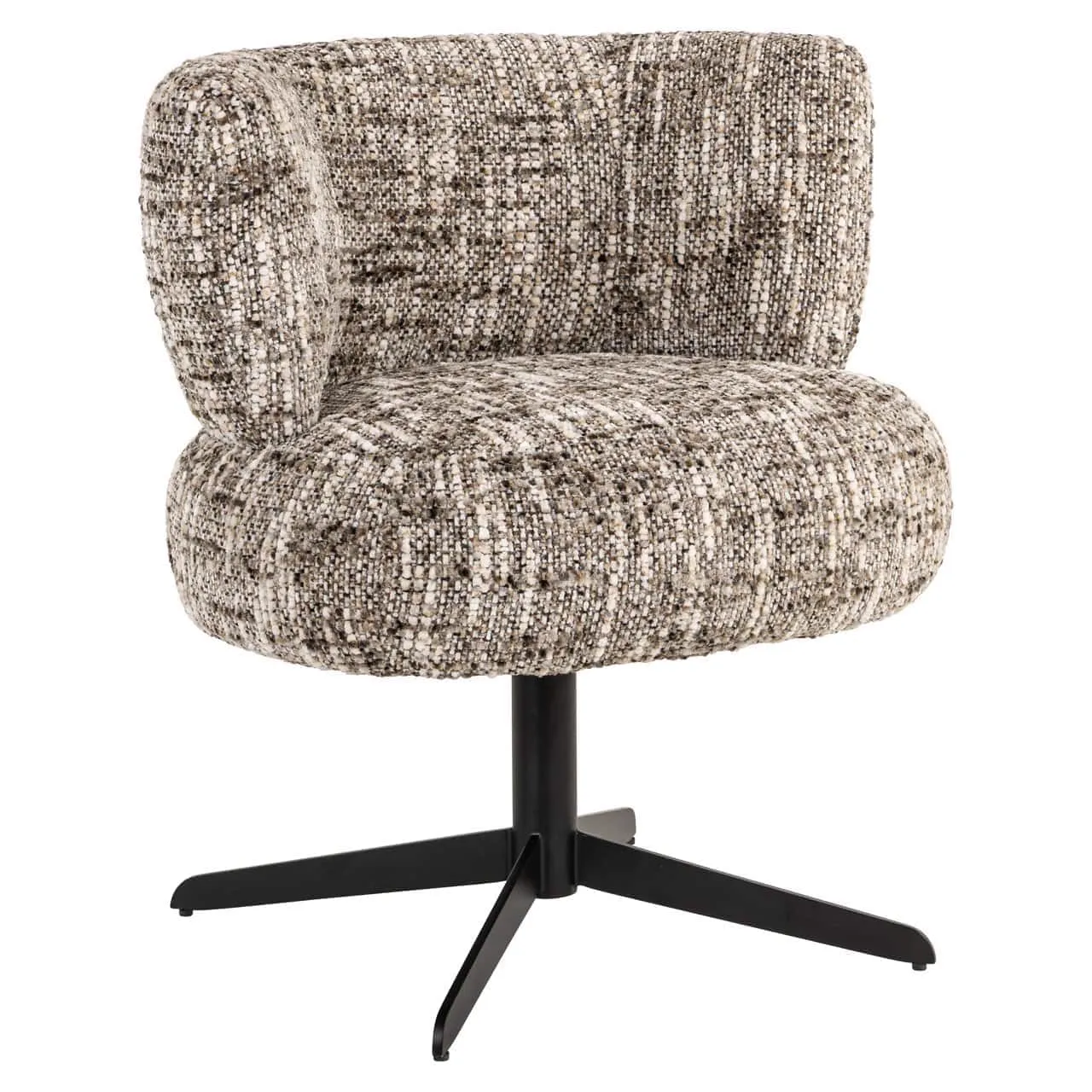 Alexis Dining Chair brown omara swivel - Richmond Interiors