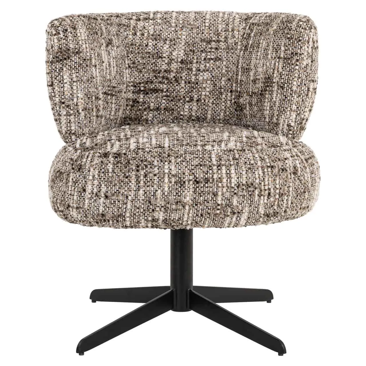 Alexis Dining Chair brown omara swivel - Richmond Interiors