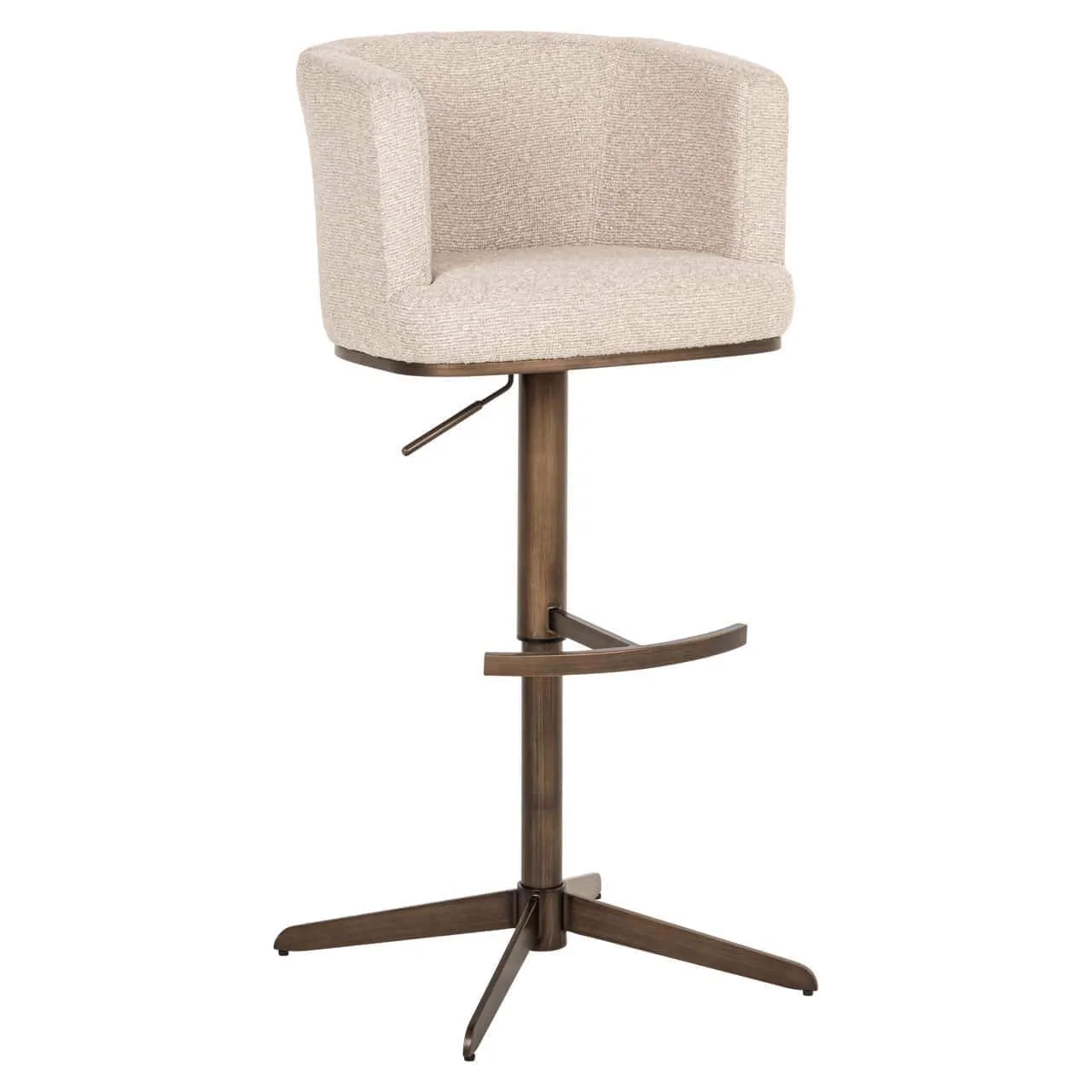 Cheyenne Bar Stool biscotti swivel - Richmond Interiors