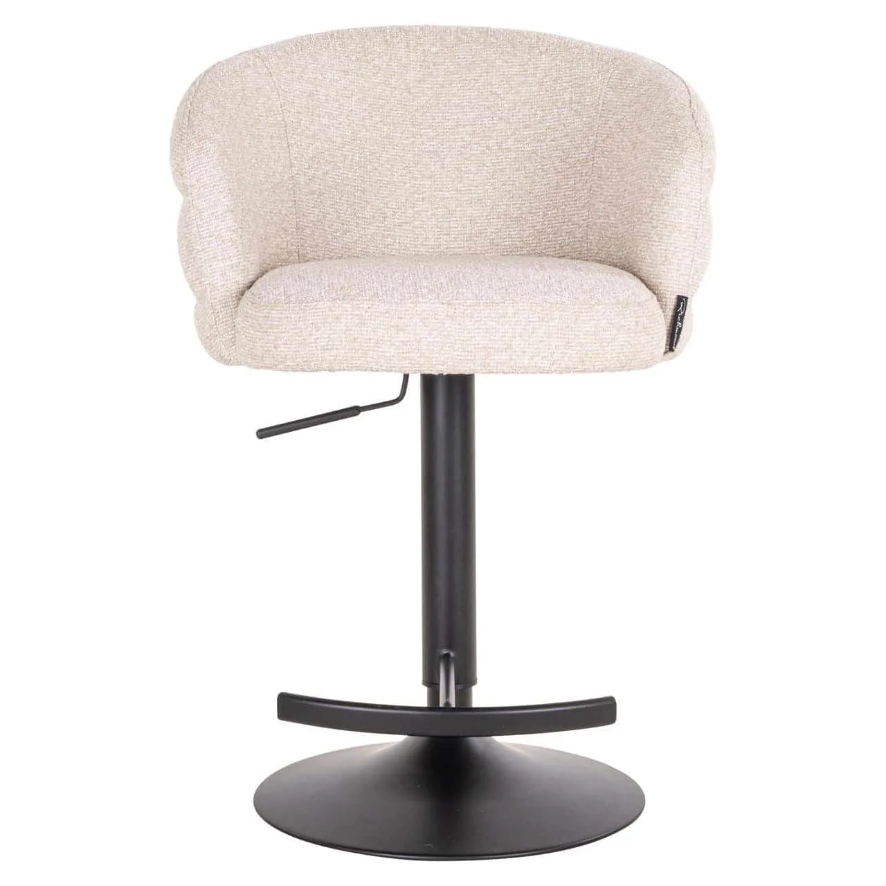 Bar Stool Nikki biscotti swivel fire retardant - Richmond Interiors