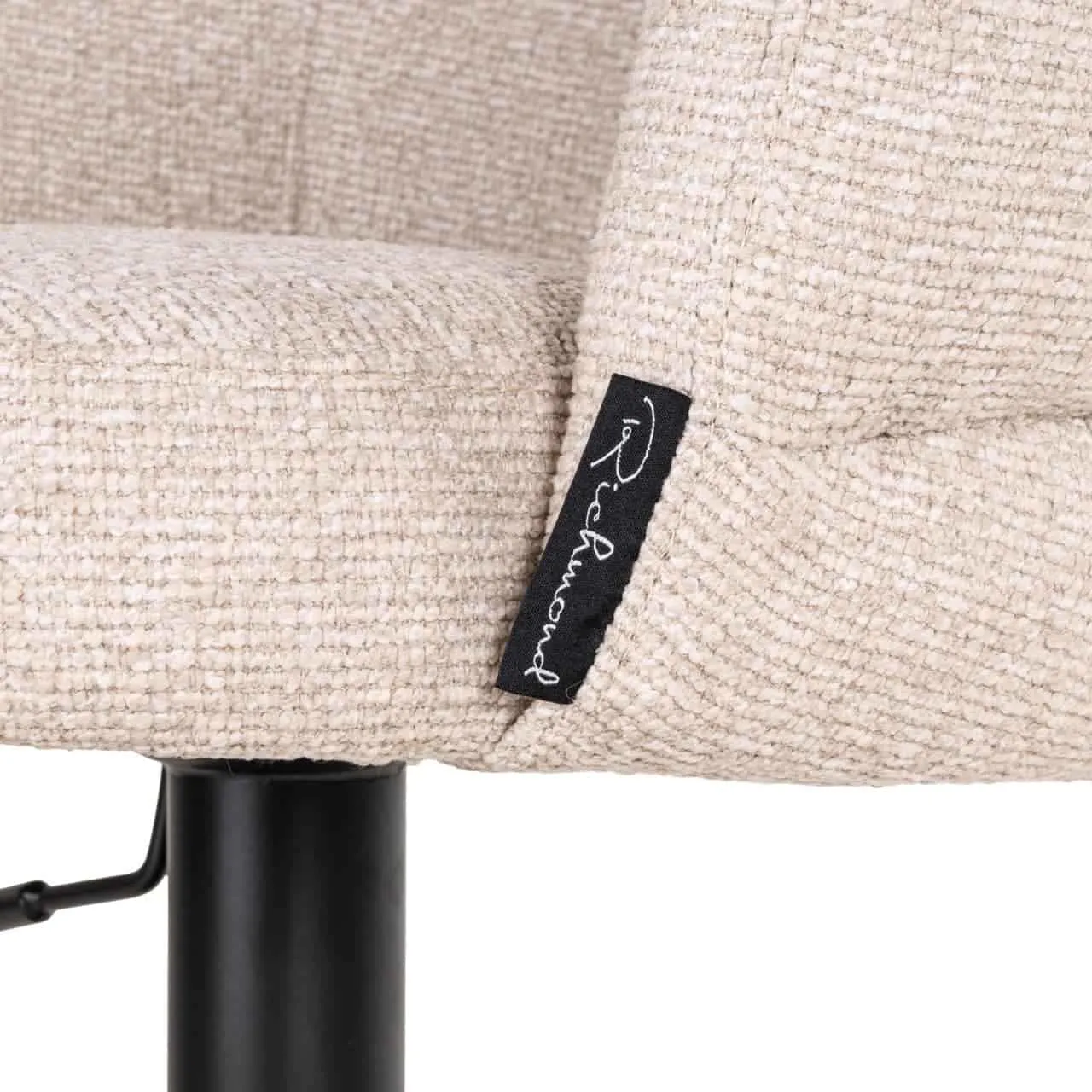 Bar Stool Nikki biscotti swivel fire retardant - Richmond Interiors