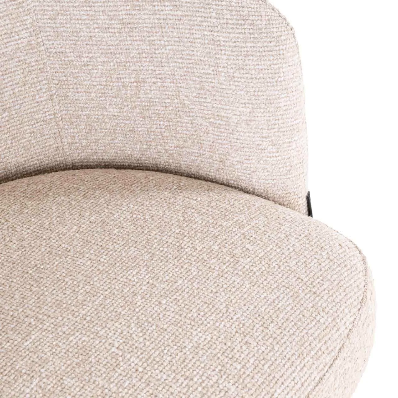 Bar Stool Nikki biscotti swivel fire retardant - Richmond Interiors