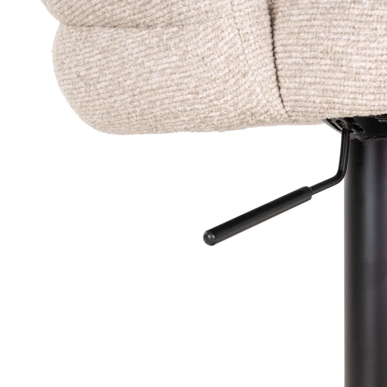 Bar Stool Nikki biscotti swivel fire retardant - Richmond Interiors