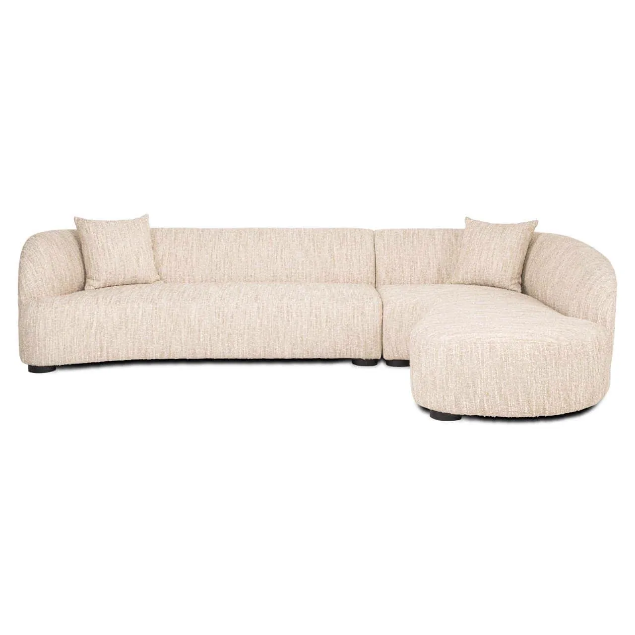 Pandora Sofa in Beige Angora, Lounge Right - Richmond Interiors