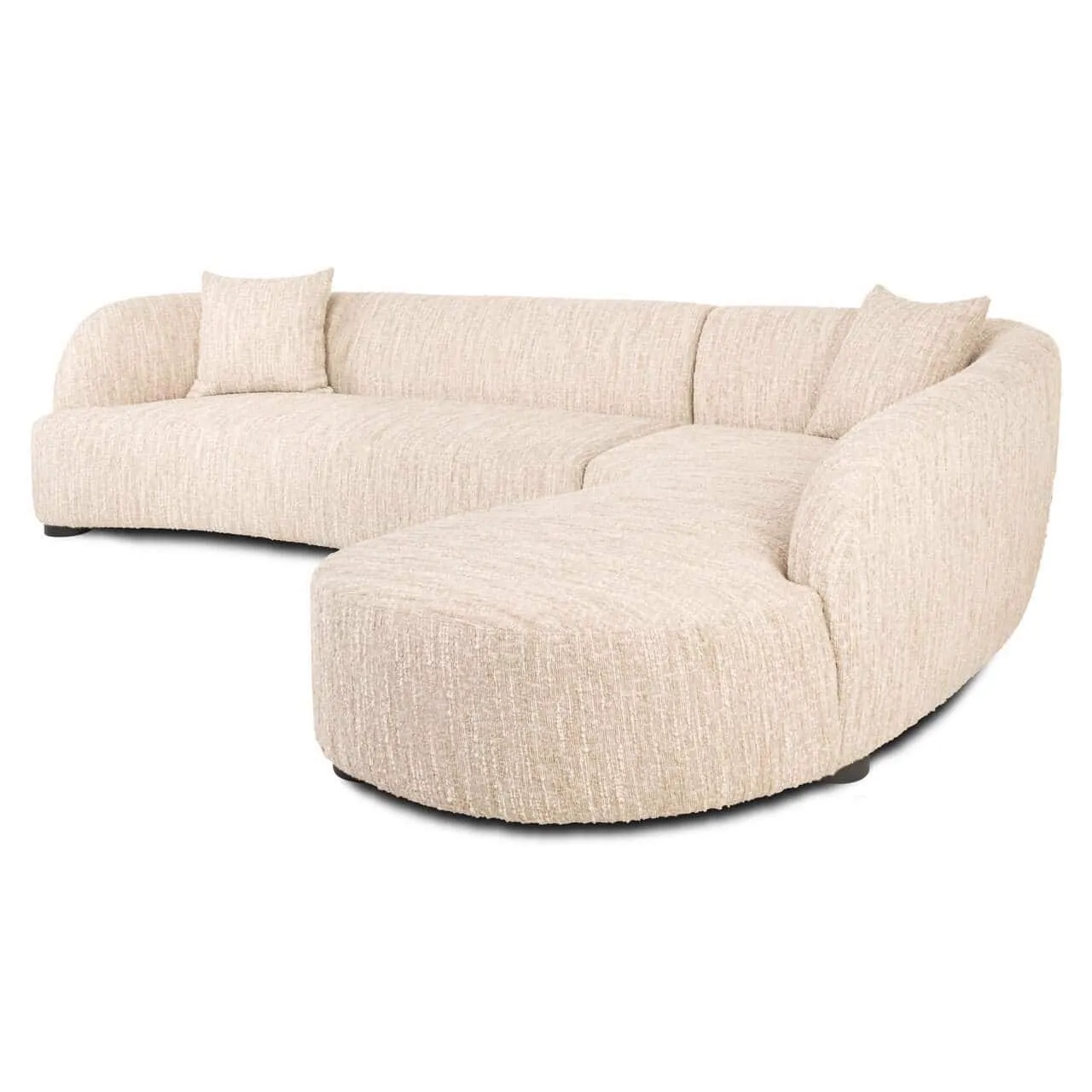 Pandora Sofa in Beige Angora, Lounge Right - Richmond Interiors
