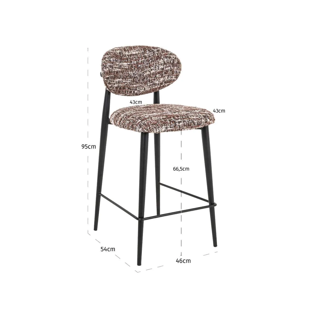 Counter stool Dantes hazel - Richmond Interiors