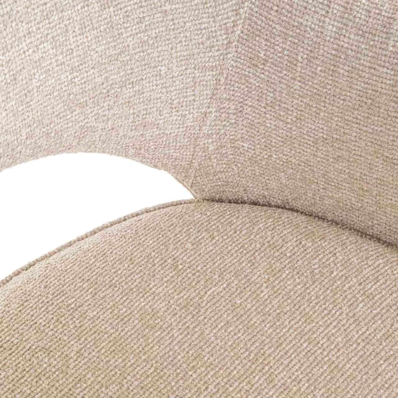 Ginerva dining chair biscotti swivel - Richmond Interiors