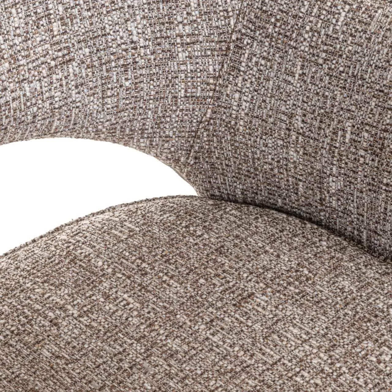 Dining chair Ginerva earth tweed swivel - Richmond Interiors