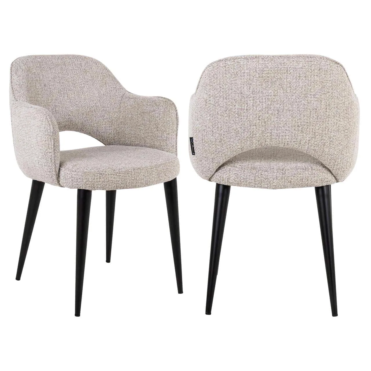 Giovanna dining chair natural fancy flame retardant - Richmond Interiors
