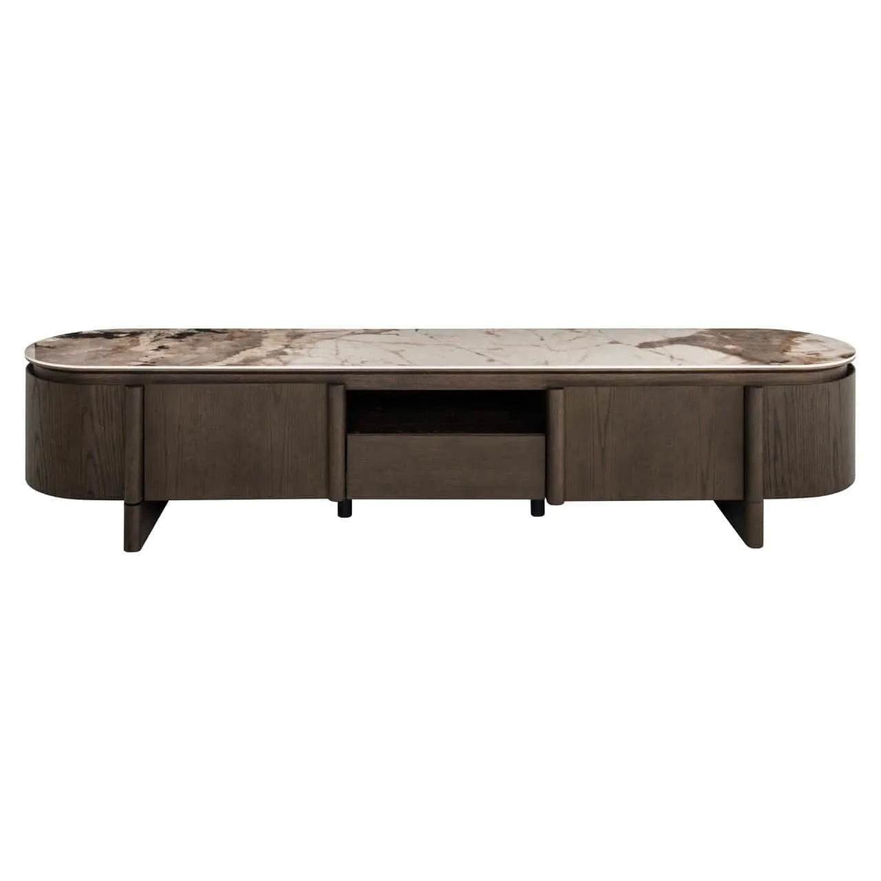 TV unit Langford brown - Richmond Interiors