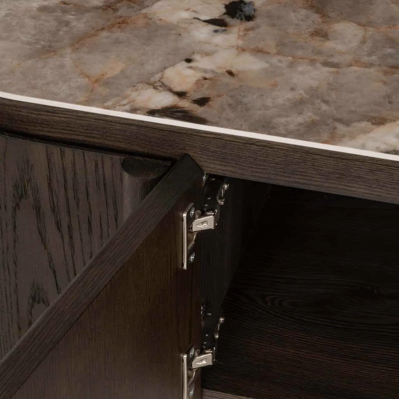 TV unit Langford brown - Richmond Interiors