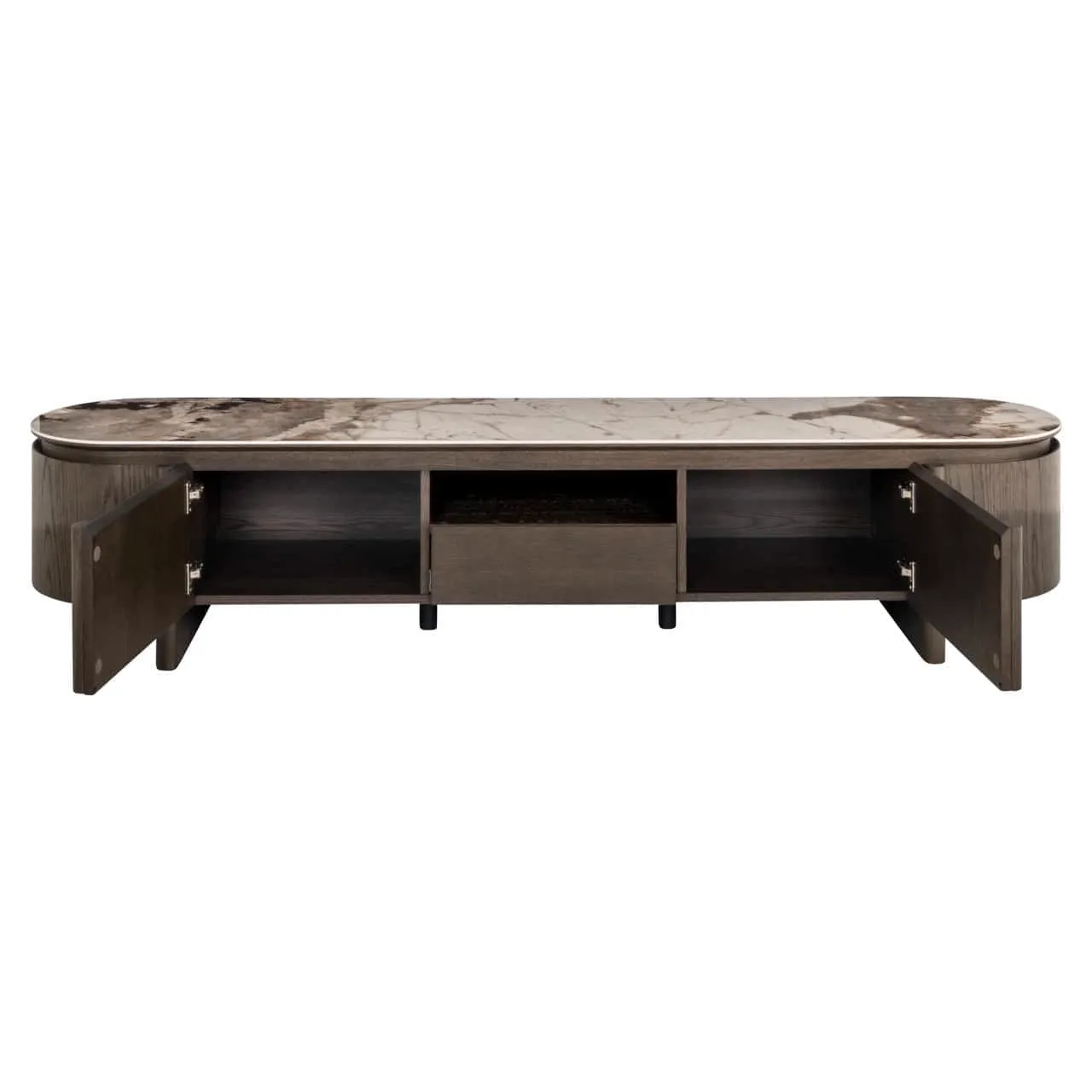 TV unit Langford brown - Richmond Interiors