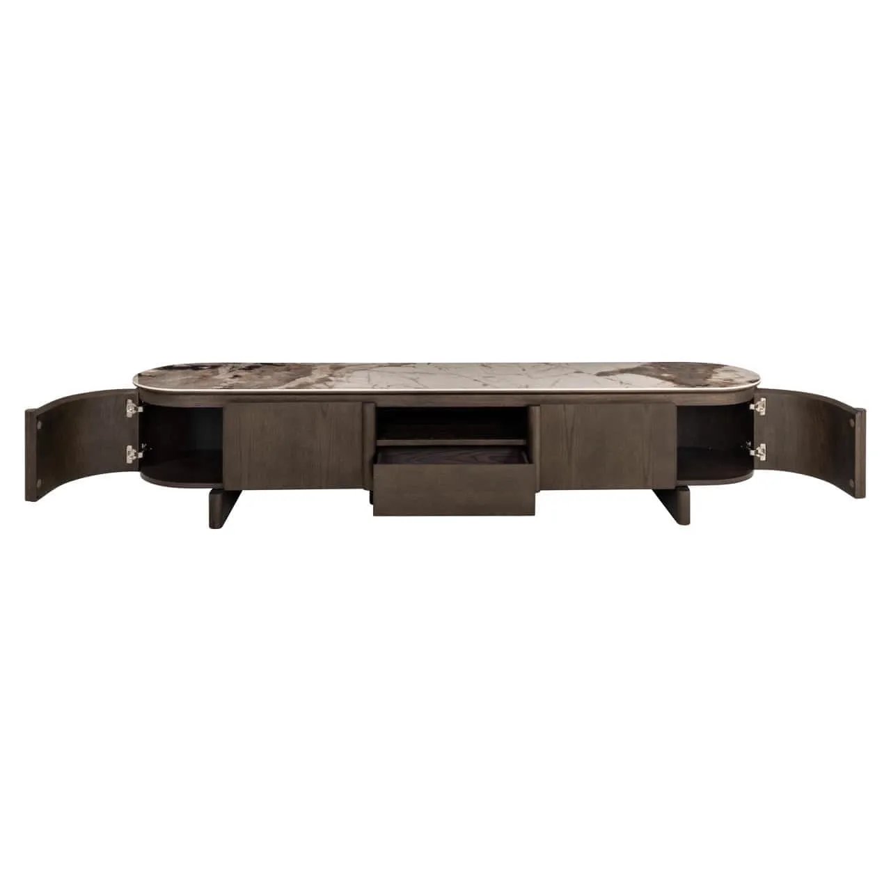 TV unit Langford brown - Richmond Interiors
