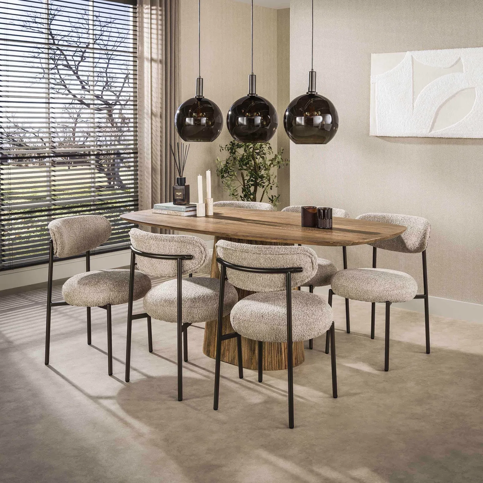 Round Cargo Sand Dining Chair - Zijlstra