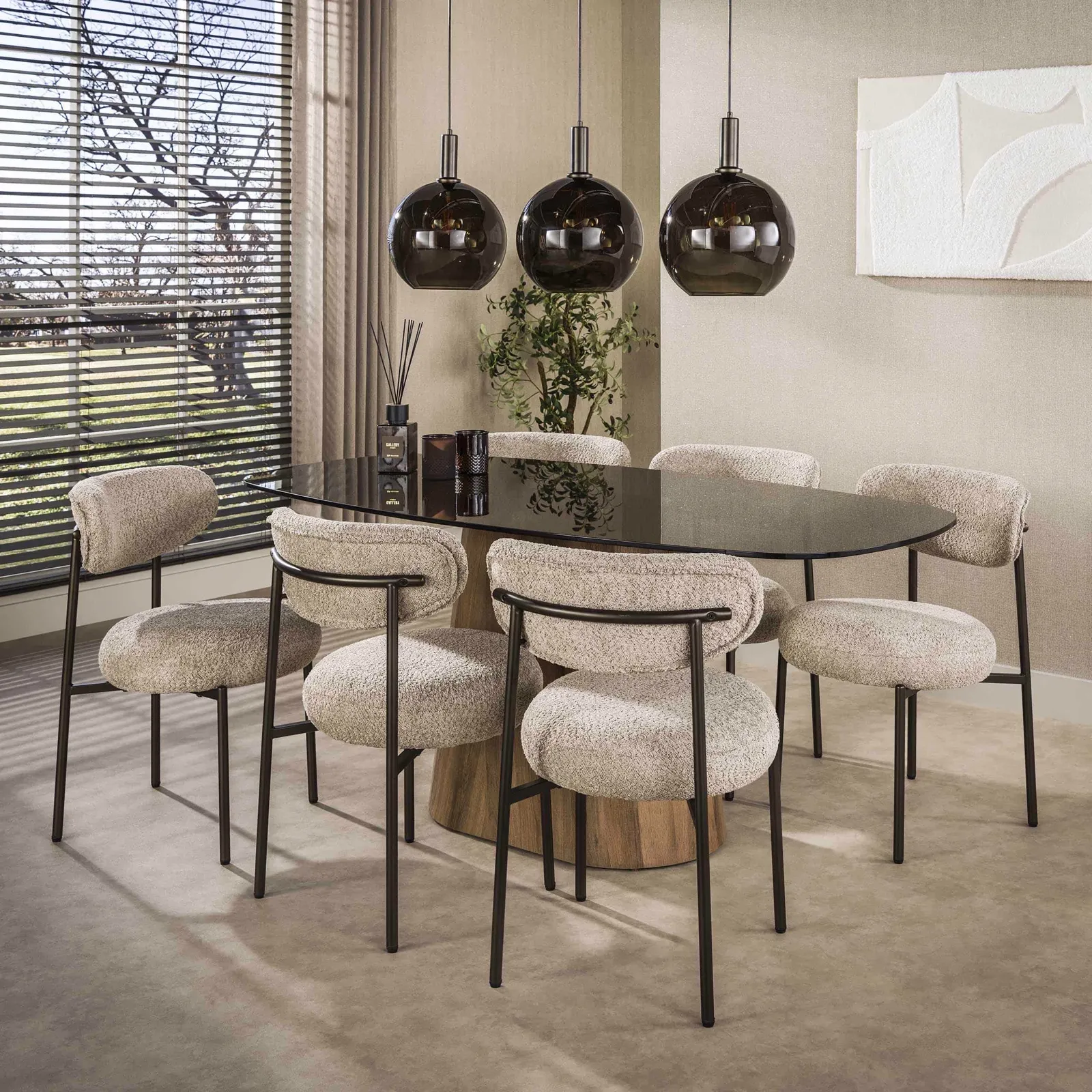 Round Cargo Sand Dining Chair - Zijlstra