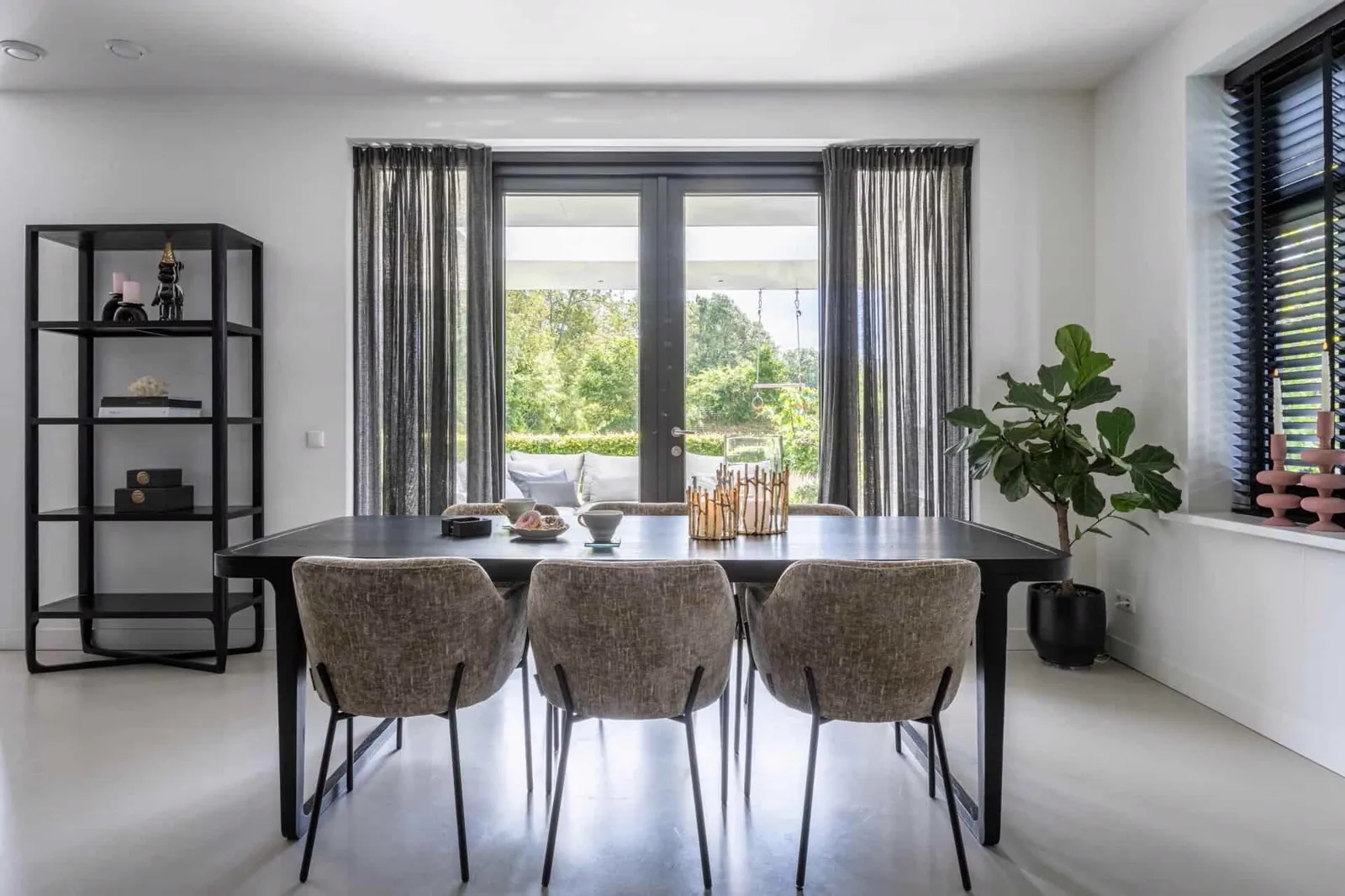 Fay dining chair shitake island - Richmond Interiors