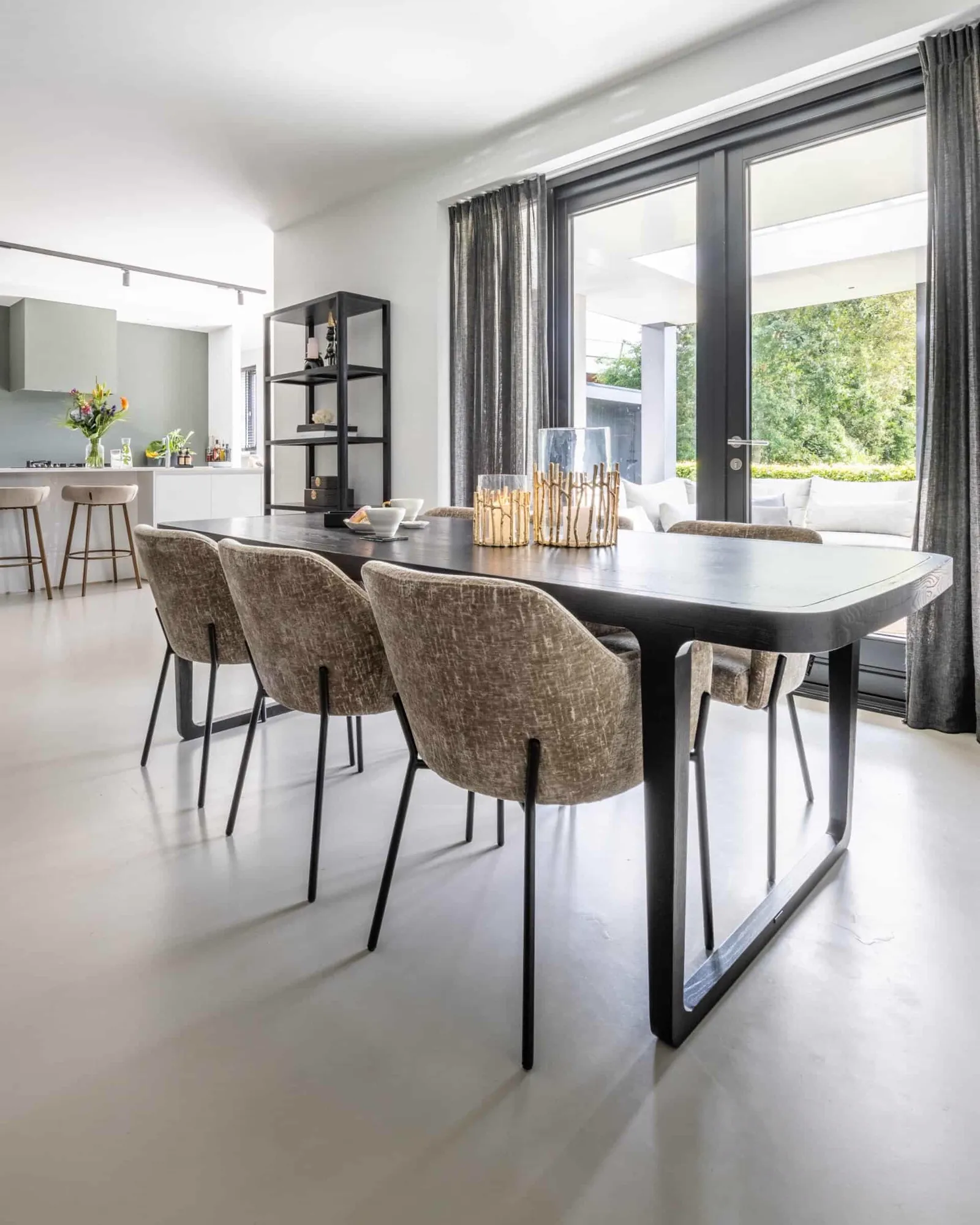 Fay dining chair shitake island - Richmond Interiors