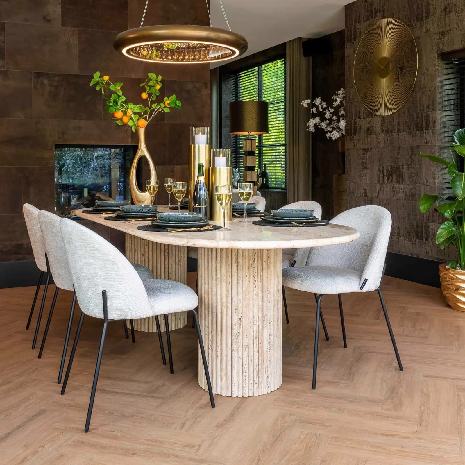 Alyssa Dining Chair cream fusion (set of 2) - Richmond Interiors
