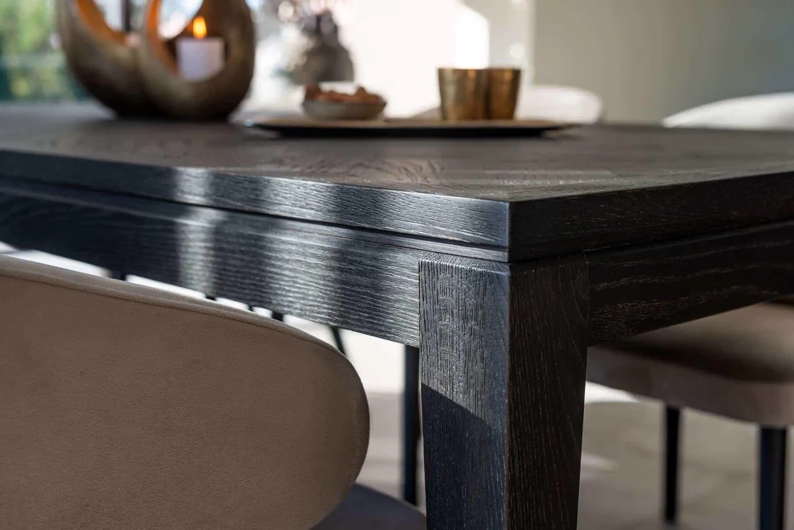 Bar Stool Indigo khaki velvet - Richmond Interiors