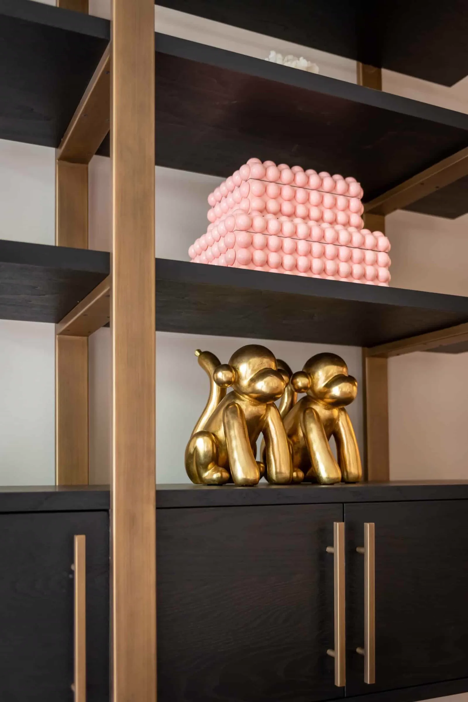 Cambon Wall Cabinet dark coffee - Richmond Interiors