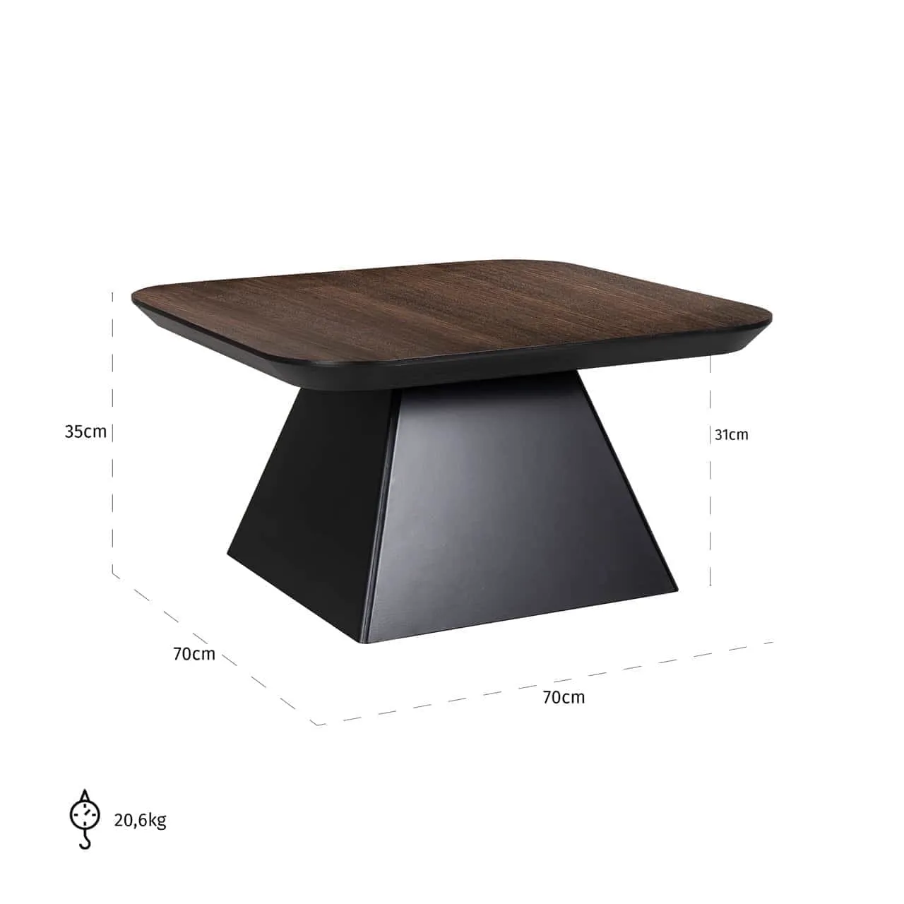 Coffee Table Bonvoy brown - Richmond Interiors