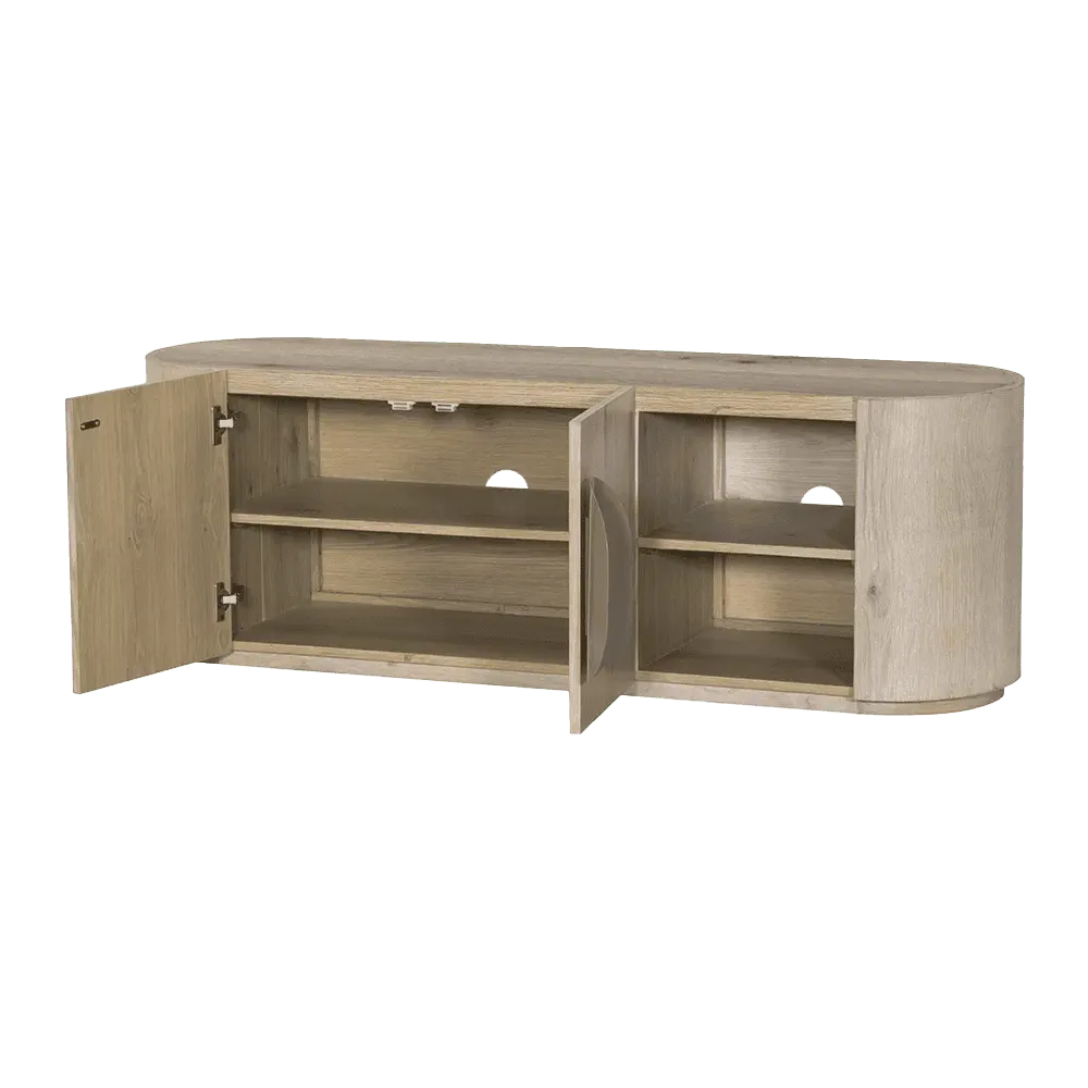 TV Unit Allure white wash - Tower Living
