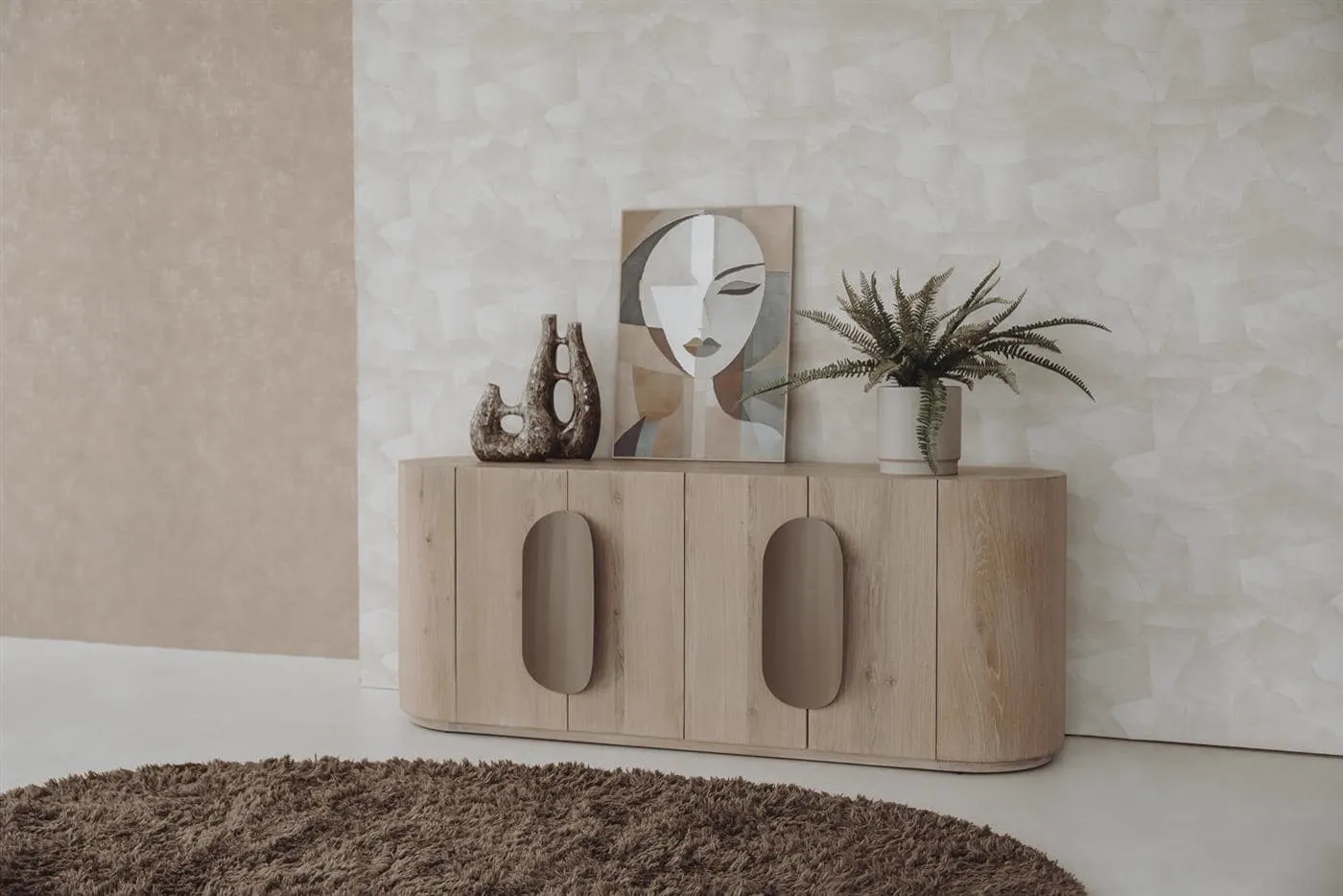 Allure Sideboard white wash 180 cm - Tower Living