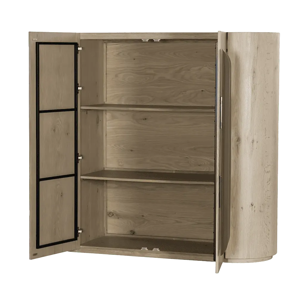 Allure Storage Cabinet white wash 150 cm - Tower Living
