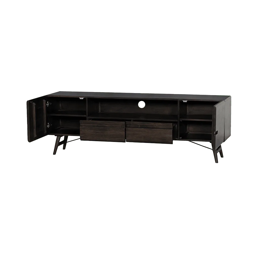Aura TV unit espresso - Tower Living