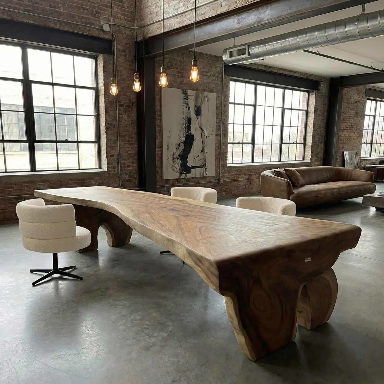 Waterfall Table Suar Wood | 350cm - World of Brosi