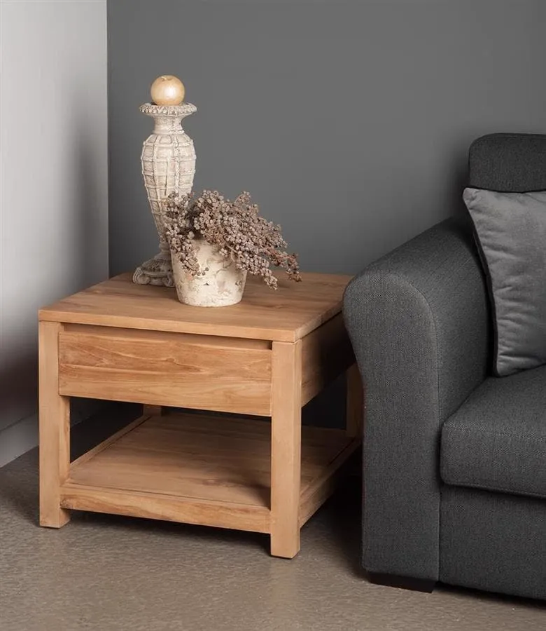 Corona Side Table square 60 cm - Tower Living