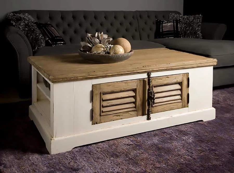 Coffee table Amanda with drawers 135 cm - Tower Living
