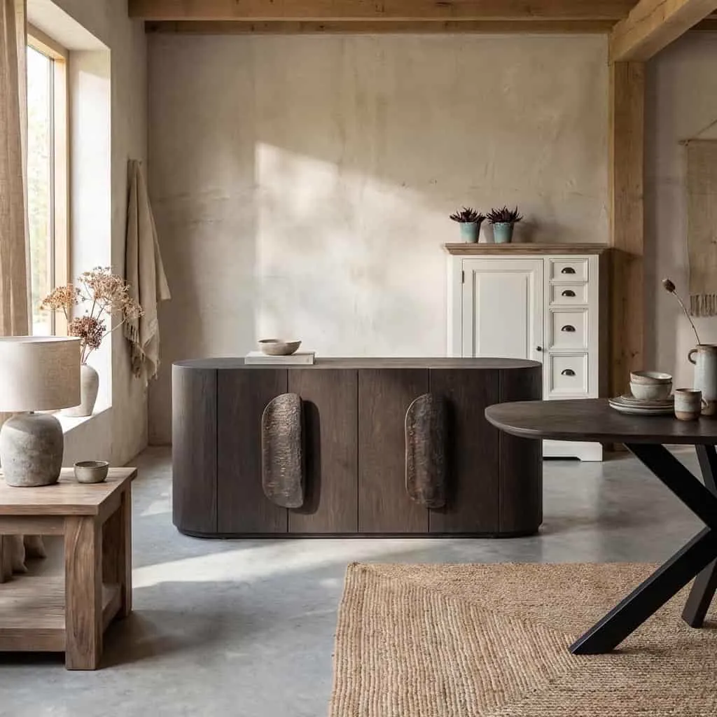 Allure Sideboard dark brown 180 cm - Tower Living