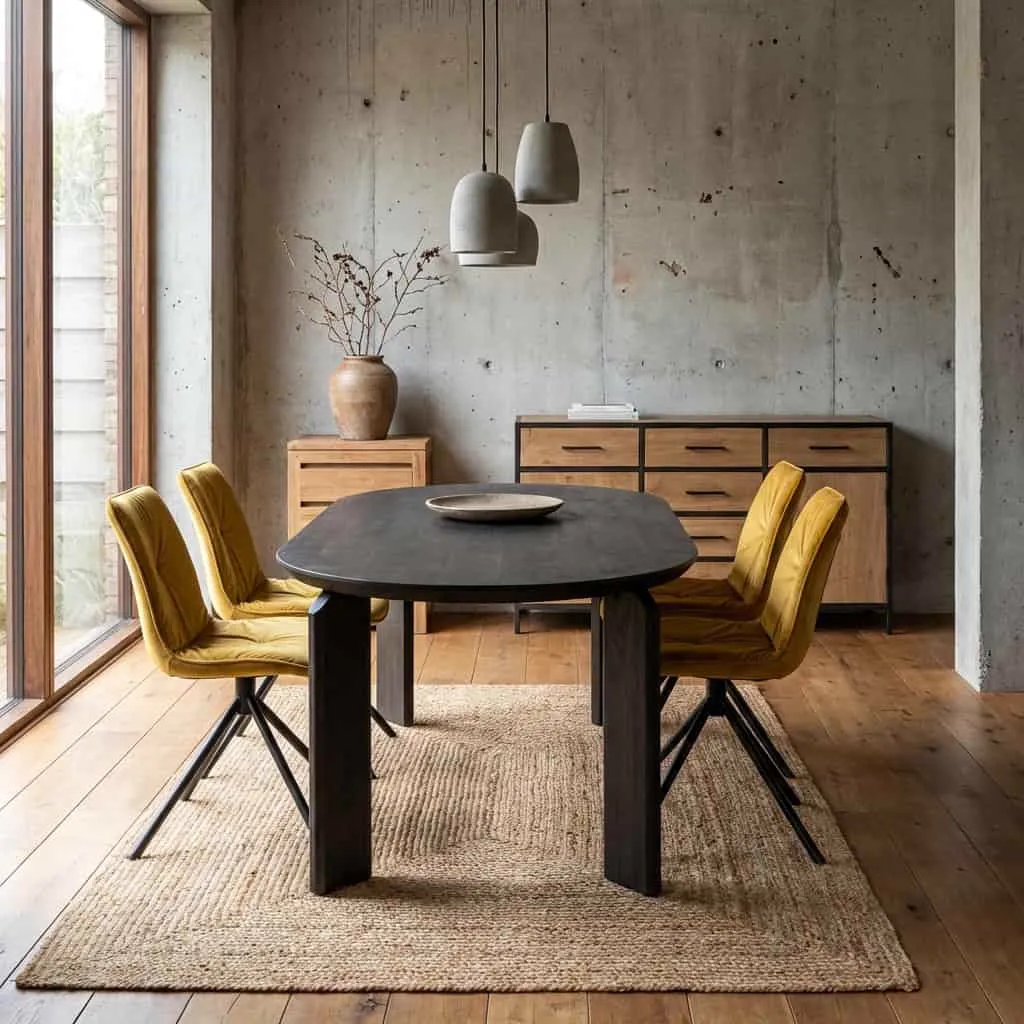 Allure Dining Table dark brown - Tower Living