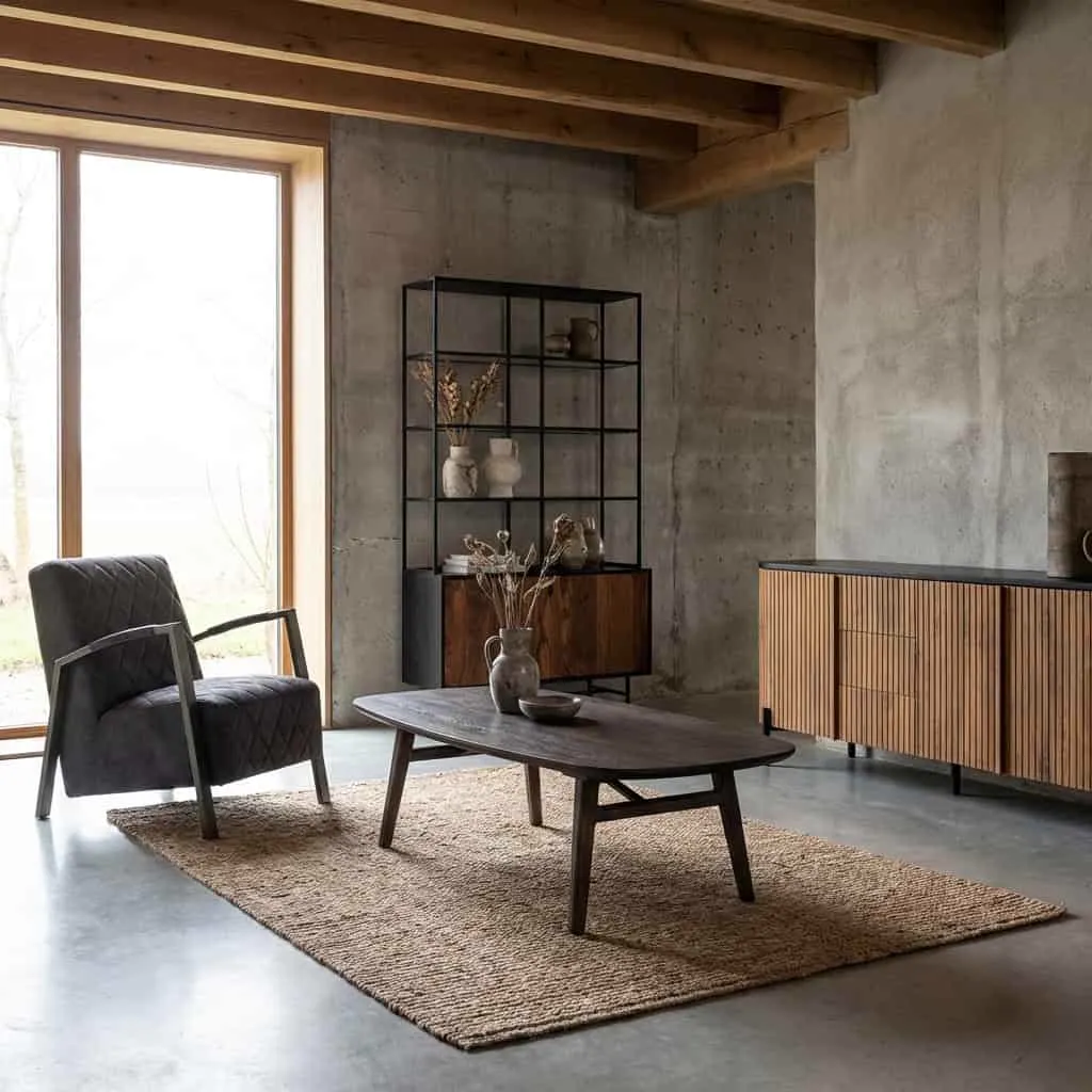 Salontafel Aura espesso deens ovaal 140 cm - Tower Living
