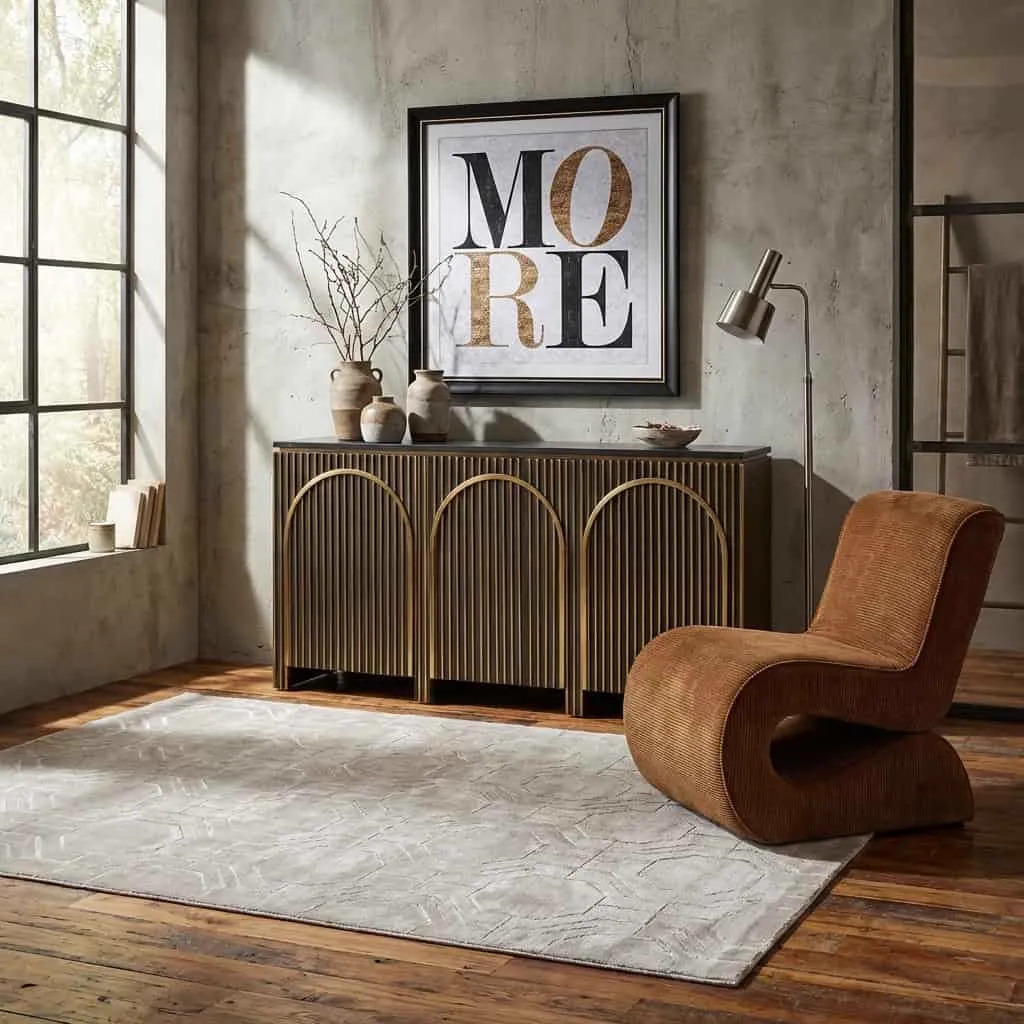 Dressoir Les Arcs brushed gold - Richmond Interiors