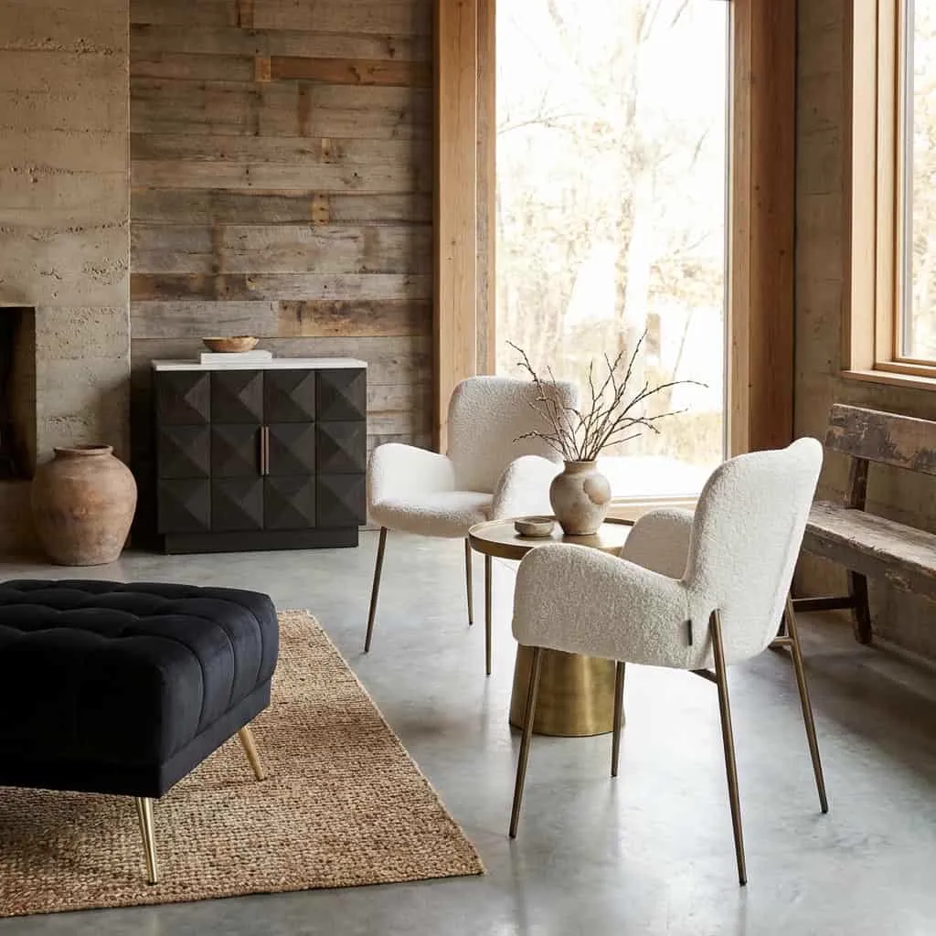 Eetkamerstoel Amber cream fusion brandvertragend - Richmond Interiors