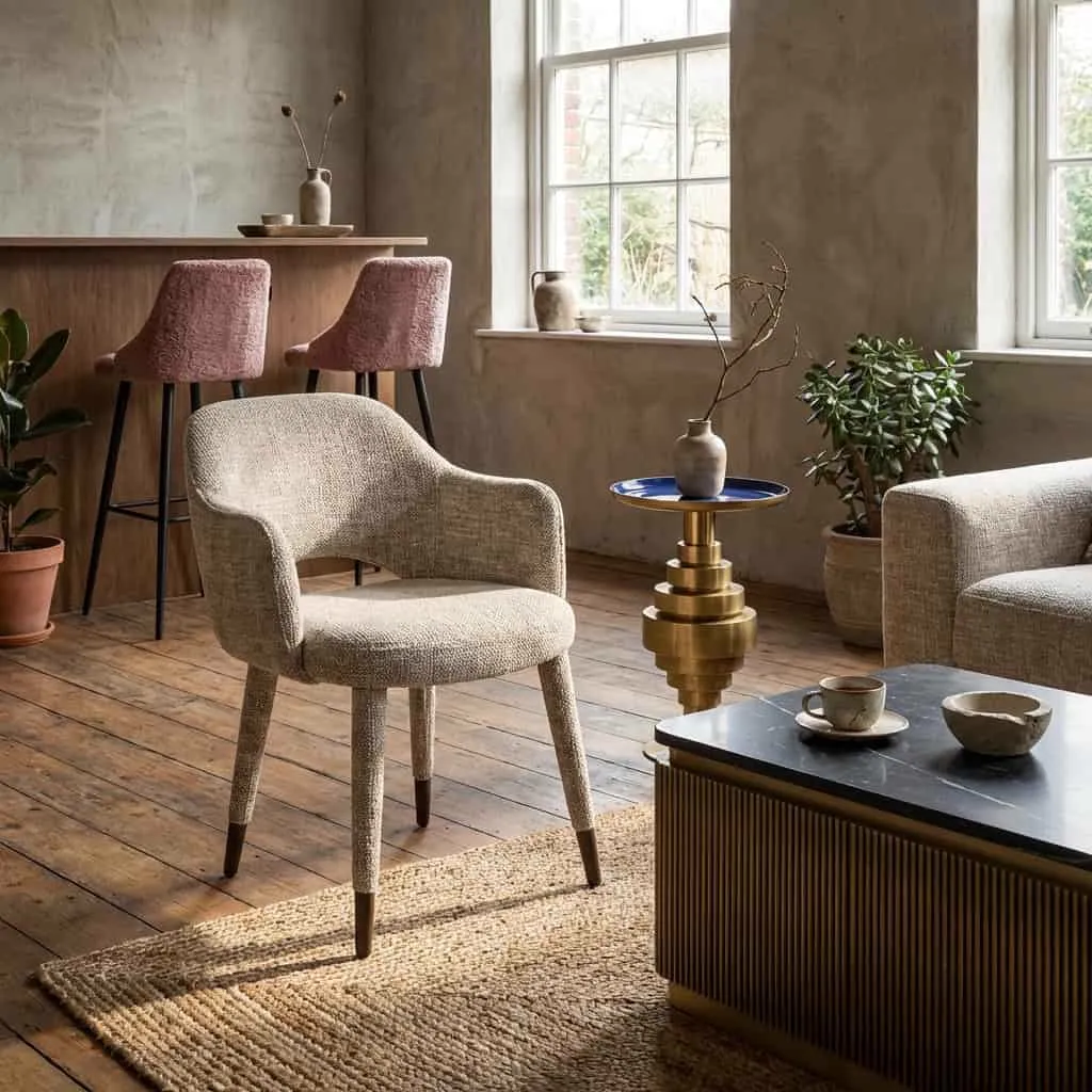 Eetkamerstoel Donnatella trendy nature - Richmond Interiors