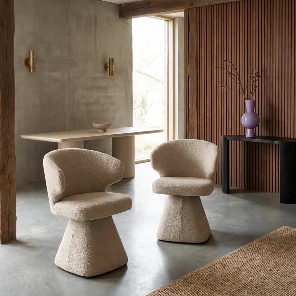 Eetkamerstoel Gatsbi desert fusion brandvertragend - Richmond Interiors