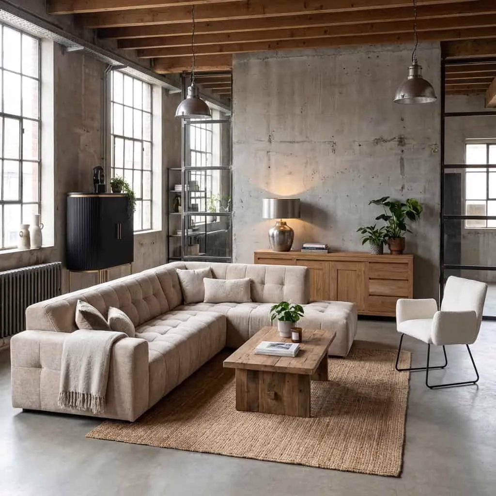 Memphis 3-AL + Ottoman R - Tower Living
