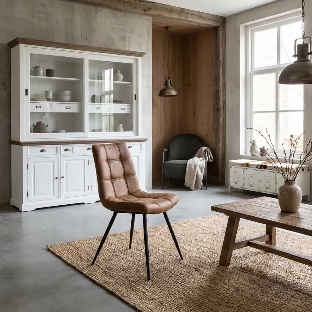 Stoel Navarra - fabric Cognac